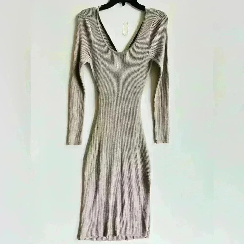 NWT! Freshman 1996 Long Sleeve Dress with Back Cut-Out